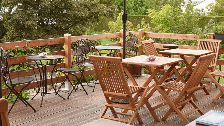 Die Radler Rast bietet eine Vielzahl an Sitzgelegenheiten, © Lichtquelle Die Radler Rast bietet eine Vielzahl an Sitzgelegenheiten, © Lichtquelle